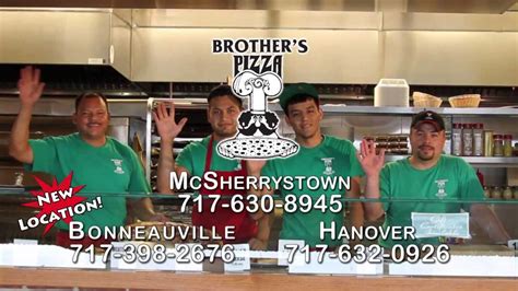 Brothers pizza hanover pa - Get delivery or takeout from Brothers Pizza Of Hanover at 1101 York Street in Hanover. Order online and track your order live. No delivery fee on your first order!